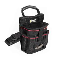 Сумка пояс монтажника КВТ С-12 с жесткими стенками, с ремнем  картинка